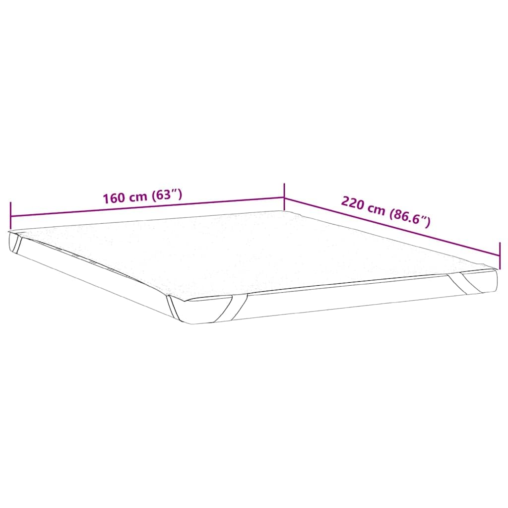 Homogen Wasserdichter Matratzenschoner 160x220 cm Weiß atmungsaktiv und leicht zu reinigen Schutz vor Flecken und Feuchtigkeit für Doppelbett, Kinderbett, Seniorenbett, Schlafzimmer, Gastezimmer