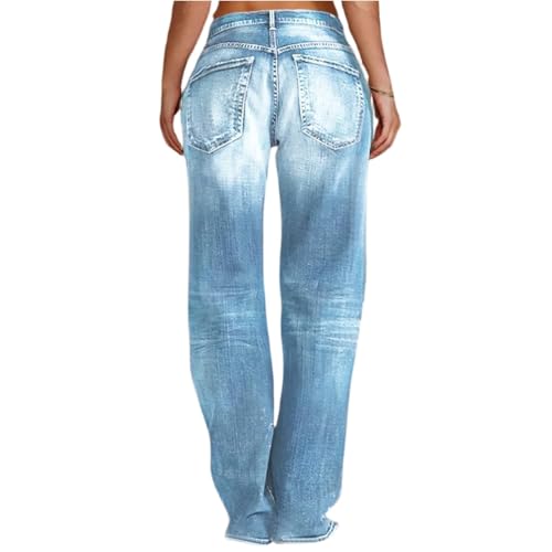 Flared Jeans for Women Wide Leg Jeans High Waisted Boyfriend Jean Pull On Denim Pants Bell Bottom Cowgirl Outfits2