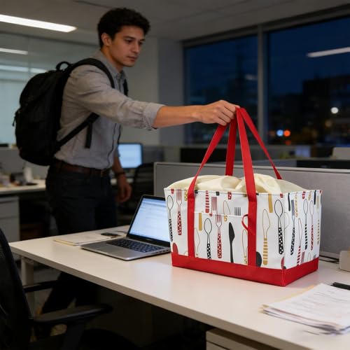 Sac de courses pliable à poches multiples et cordon de serrage - 7