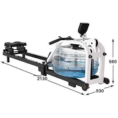 Image of Home Water Resistance Rowing Machine Home Use,Simulate Underwater Sound Indoor Rower,Foldable Rowing Machine,with LCD Display,Display Time,Speed,Distance,Calories,Etc