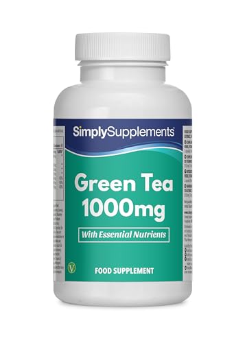 Extracto de té verde 3.000 mg | Con tiamina, riboflavina y cromo añadidos | Contribuye a la energía, el metabolismo y la defensa antioxidante | Apto para veganos | 120 cápsulas = 40 días de suministro