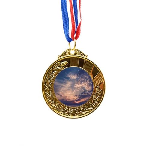 Cinta para medalla de oro azul oscuro para premios y trofeos
