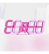 Amazon.co.jp: KOSUMOSU 多色デジタル時計 7色LED ネオン RGB壁掛け