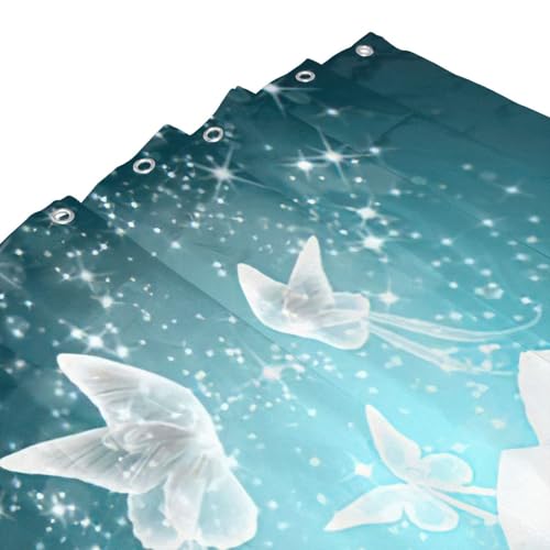 Rideau de douche de qualité supérieure en polyester imprimé lotus durable