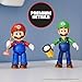 THE SUPER MARIO BROS. MOVIE - 5 Inch Action Figures Series 1 – Luigi Figure with Flashlight Accessory
