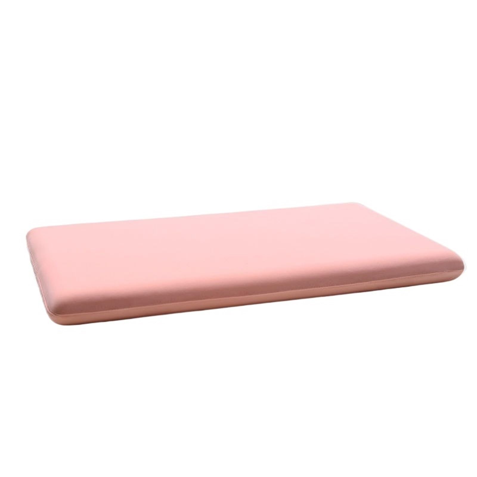 TRRYUIP Latex Pillow Low Pillow To Protect Cervical Vertebra And Help Sleep In Summer Adult Home Ultra-thin Memory Foam Soft Core(Light pink)
