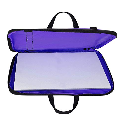 Image of haozaikeji A3 Artist Portfolio Carry Case Bag Portable Waterproof Canvas Shoulder Bag Painting Pad Backpack for Sketching Painting Art Supplies with Shoulder Straps & Carry Handle