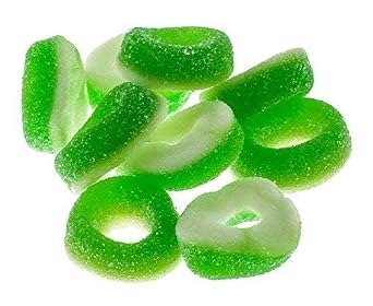 Bayside Candy Gummy Collection - Gummi Collection Gummy Green Apple Rings 5, Pounds