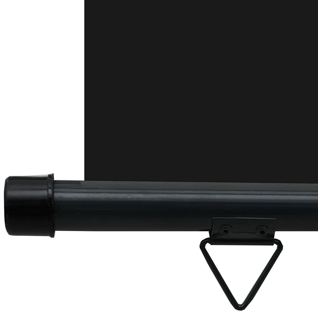 Markiza boczna, pionowa, ochrona przed słońcem, ochrona przed wzrokiem, ochrona przed wiatrem, roleta zewnętrzna, roleta balkonowa, zacienienie, 60 x 250 cm, czarna