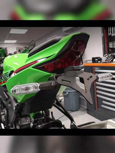 Support plaque immatriculation ZX-6R 2024-2025 arrière moto queue courte