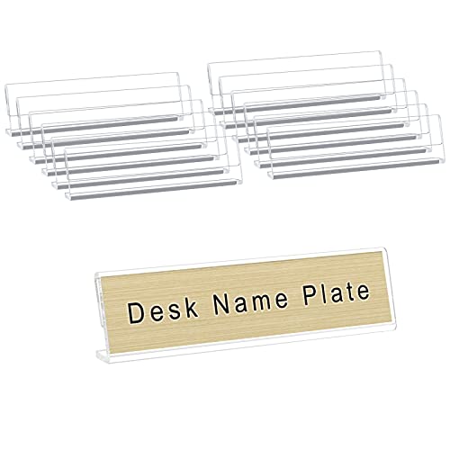 AITEE Clear Tent Name Plate Display for Office Conference