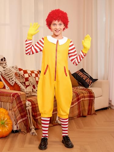 Disfraz unisex infantil payaso carnaval 5 piezas miniatura 3