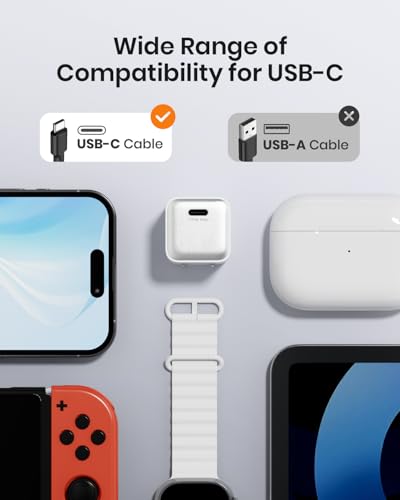 30W Compact Wall Charger, USB C Charger Block with GaN III Tech - image 6