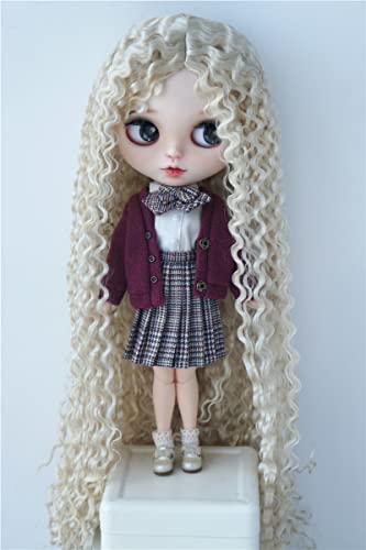 Jusuns Doll Wigs Only JD220 9-10inch Extremely Long Sauvage Fashion Curls 1/3 Blythes &QBaby Synthetic Mohair