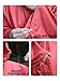 SaphiRose Unisex Rain Poncho Hooded Waterproof Raincoat for Adults Women (Rose Red)