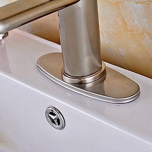 Robinet de cuisine en nickel brossé avec valve céramique durable - 6