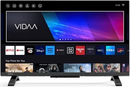 Toshiba 32WV2E63DA - TV 32 Pollici, Smart TV, HD Ready, LED, DVB-T2, HEVC H.265, Classe energetica E