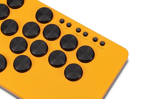 Image of KEEBMONKEY DOIO Hitpad Standard Series Aluminum & Acrylic Gaming Leverless Arcade Controller w / 0.96' Display, RGB & Dual USB-C for PC /Switch /PS3 /PS4 /PS5