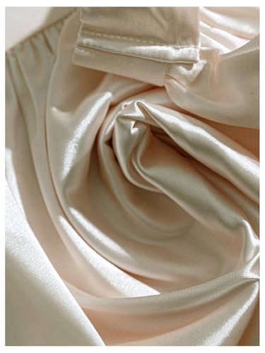 SweatyRocks Women's High Waisted Bowknot Ruffle Satin Elegant Dressy Midi Skirts4