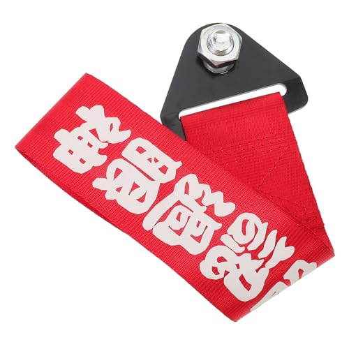 FUNOMOCYA Racing Tow Strap for Car Bumper Decorative Tie Down with Hooks Versatile Trailer Accessory for Cars and Trucks Adds Movement Aesthetics to Your Vehicle