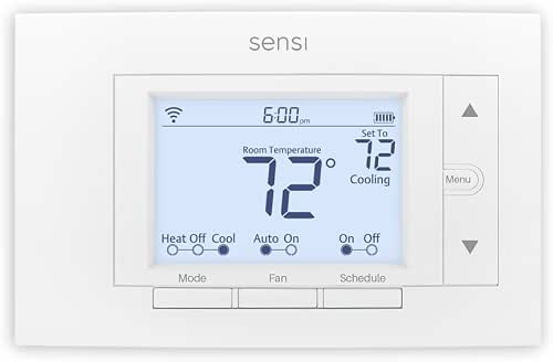 Emerson Sensi Wi-Fi Smart Thermostat for Smart Home, Pro Version,