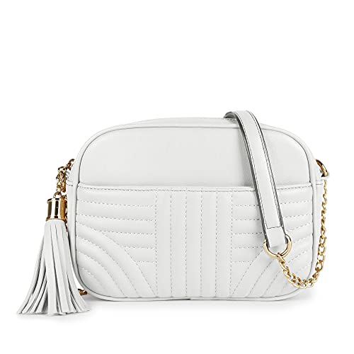 EVVE Quilted Camera Crossbody Bag