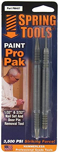 Spring Tools PM407 Paint Pro Pak Nail Set & Door Pin Remover