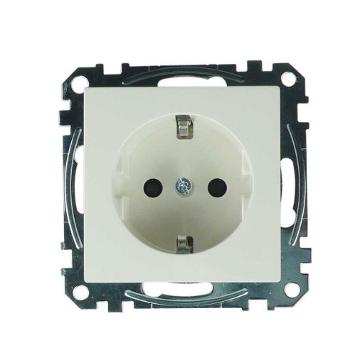 Preisvergleich Produktbild REV Ritter 0383020112 SystemM Steckdose mit Kinderschutz, weiß