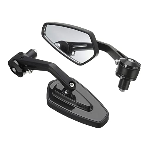 Image of Auto Spare Hub Motorcycle Bar End and Rear View BETAL Mirror Edge for Bike Bajaj Pulsar 200 Ns, 2 Piece.