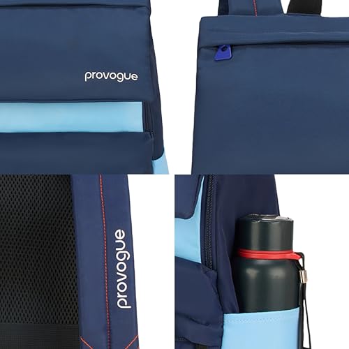 Image of Provogue Plyn 24 litres everyday backpack bag for man with 15.6 inch laptop compartment, stylish contemporary daily use college, office & outdoor backpack bags for women with organiser