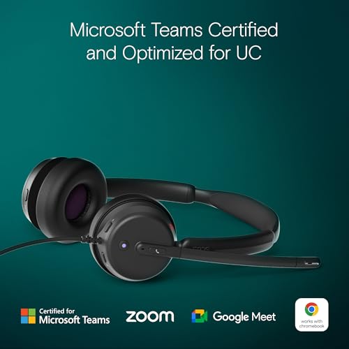 Image of EPOS Impact 400 - On-Ear Wired Headset with Hybrid ANC and USB-C /USB-A - Teams Certified for Clear, Professional Calls