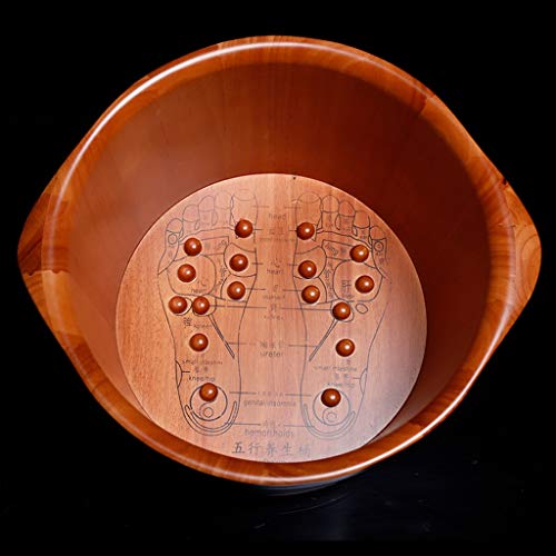 Spa de pies de madera Katzowen para masaje y pedicura miniatura 4