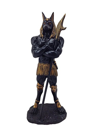 Estatua Decorativa Mitológica Anubis 11 Pulgadas