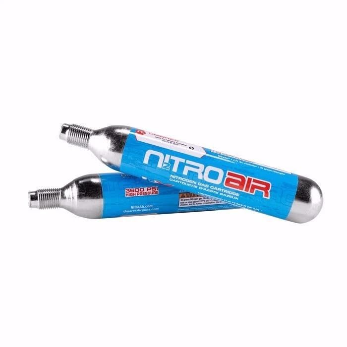 Prefilled Nitrogen Cartridges 2pk with .177 Cal Mags and Targets