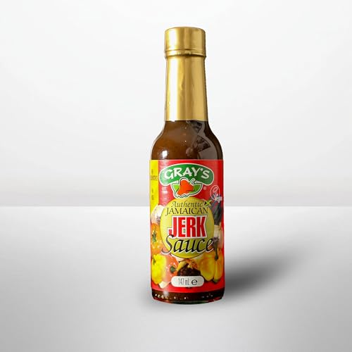 Grays Authentic Jamaican Jerk Sauce | Jamaican Jerk Chicken | Mariande and Dipping Sauce | Caribbean Food