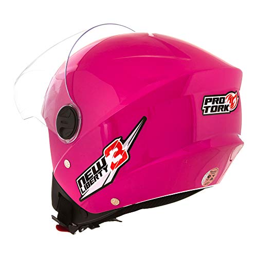 Pro Tork Capacete New Liberty Three 56 Rosa