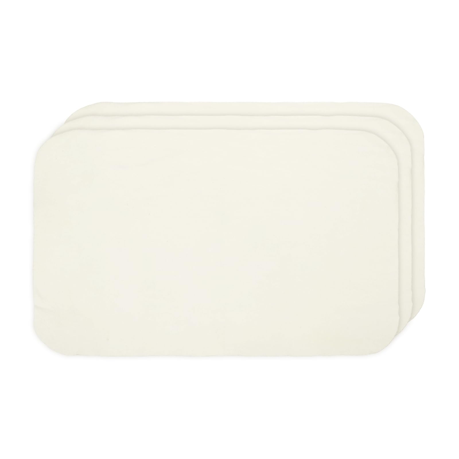 QUARKZMAN 3 Pezze In Pelle Di Daino Per Auto 50cm x 80cm Quadrate Asciugamano Naturale Per Asciugare L'Auto Straordinaria Assorbenza Per Pulire Vetro Vernici Specchi Finestrini Colore Bianco