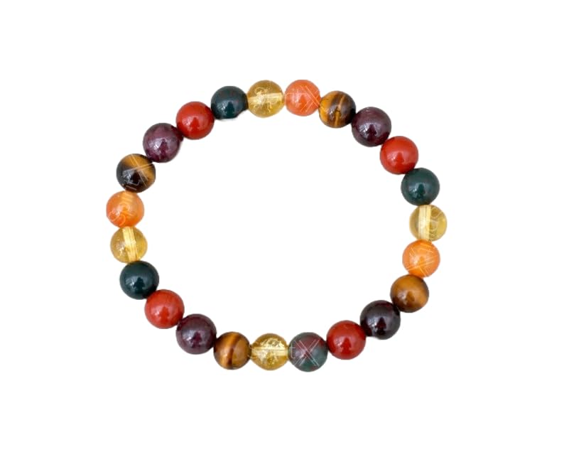 Bracelet extensible en pierre d'énergie de guérison de 17,8 cm, un cadeau bien-être unique