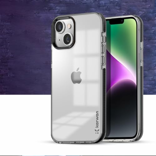 Image of KARWAN Back Cover| iPhone 14 Plus Back Cover |Polycarbonate Material| Full Camera Protection |Perfectly Fit| Case for iPhone 14 Plus - Transparent
