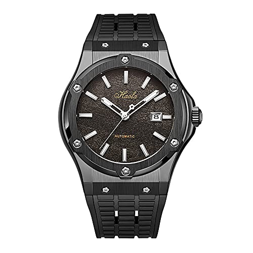 HAOFA 腕時計メンズ 自動巻き 機械式 日付 316Lステンレス鋼 耐水圧50m サファイアミラー おしゃれ 人気