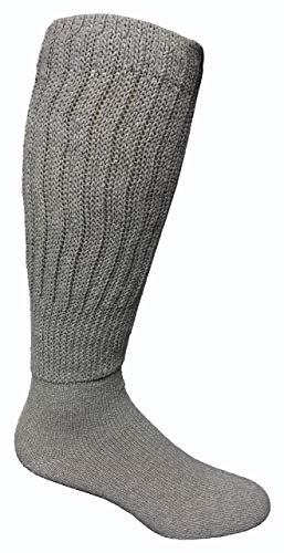 Yacht & Smith 6 Pairs and 12 Pairs Men's Cotton Extra Heavy Slouch Socks, Boot Sock, Bulk Thick Socks3