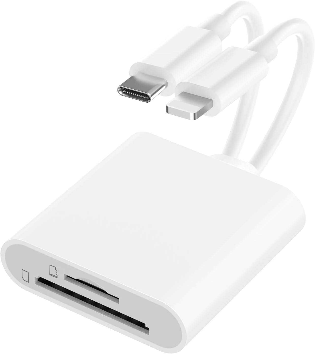 SD Kartenleser iPhone, 【Apple MFI Zertifiziert】 SD Kartenleser Lightning, Lightning Card Reader, iPhone Card Reader
