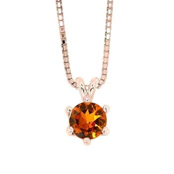 マンダリンガーネットネックレス silver925 アジャスター付 Amazon | [j-fourm] マンダリンガーネット ネックレス K10