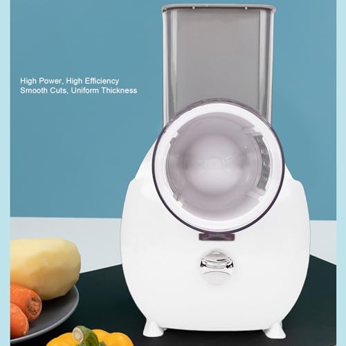 Rallador eléctrico giratorio Dpofirs con 4 cortadores miniatura 3