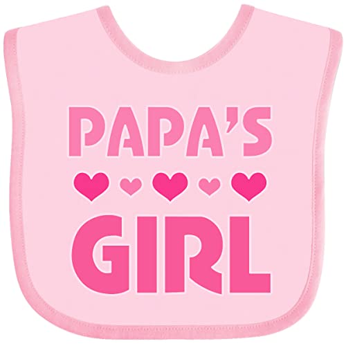 inktastic Papas Girl Granddaughter Baby Bib