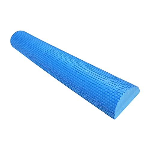 60 cm halbrunde EVA-Schaumstoffrolle für Pilates, Fitness, Balance-Training, blaue Massagerolle für myofasziale Entspannung und Muskelerholung 60 cm halbrunde EVA-Schaumstoffrolle für Pilates, Fitness, Balance-Training, blaue Massagerolle für myofasziale Entspannung und Muskelerholung