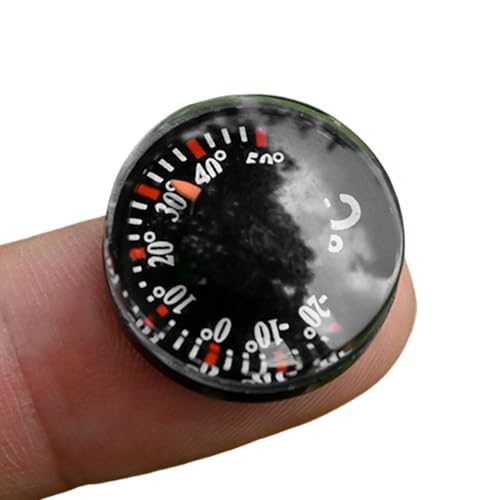 Zyntora Thermomètre intérieur pour voiture - Hygromètre Mécanique Portable Miniature | Thermographe pour Fenêtre Extérieure - pour Contrôle Température Véhicule SUV Camping-car Fourgon Parking Cadeau