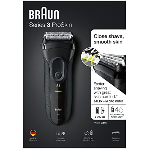 Afeitadora Braun Series 3 ProSkin 3020s para hombre Cover
