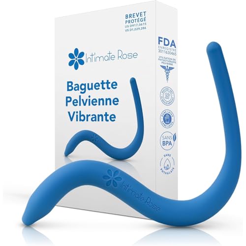 IntimateRose Baguette pelvienne vibrante pour soulager la douleur musculaire pelvienne – Vibration de thérapie physique pelvienne – Sans BPA, sans latex,...
