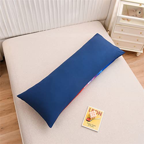 Meeting Story Game Gaming Body Pillow Cover Gamer Bedding Pillowcase With Envelope Closure For Boys Kids Adults (Red-Blue) #TOP3